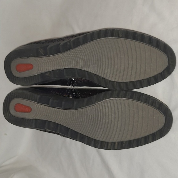 Wolky* Leather* Basky* Iridescent Black* Wedge Boots* Sz EU40/US9.5 - Picture 6 of 10